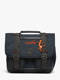 Navy Orange Stitchin