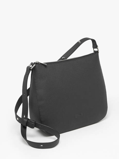Leather Lou Shoulder Bag Nathan baume Black egee 5 other view 2