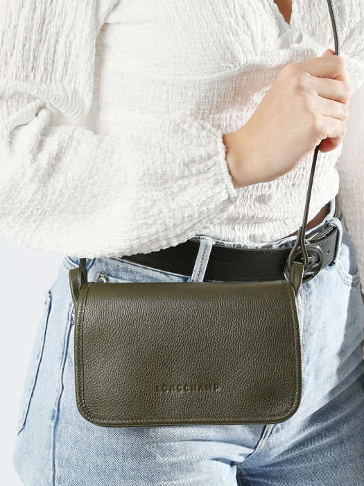 Longchamp Le foulonné Pochettes Vert