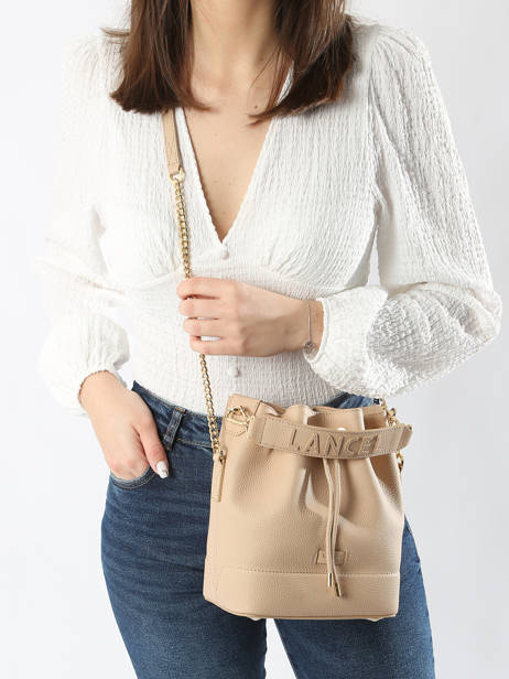 Sac Seau S Ninon Cuir Lancel Beige ninon A10922 vue secondaire 1