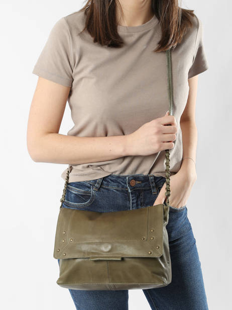 Shoulder Bag Felizia Leather Pieces Green felizia 17116819 other view 1