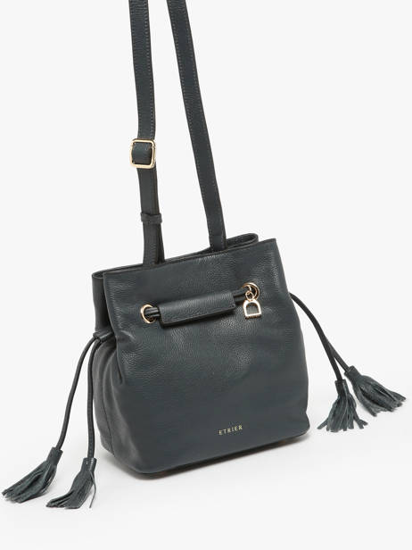 Sac Bourse S Tradition Cuir Etrier Bleu tradition ETRA004S vue secondaire 2