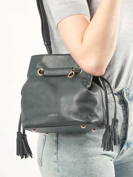 Sac Bourse S Tradition Cuir Etrier Bleu tradition ETRA004S vue secondaire 1