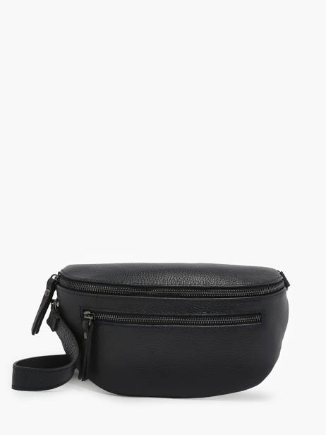Sac Banane Caviar Cuir Milano Bleu caviar CA23111