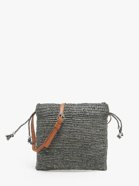 Sac Bandoulière L'atelier Du Crochet Raphia Le voyage en panier Gris l'atelier du crochet AM773 vue secondaire 4