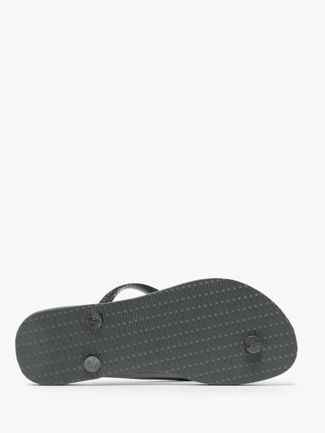 Slim Glitter Ii Flip Flops Havaianas Gray women 4146975F other view 2