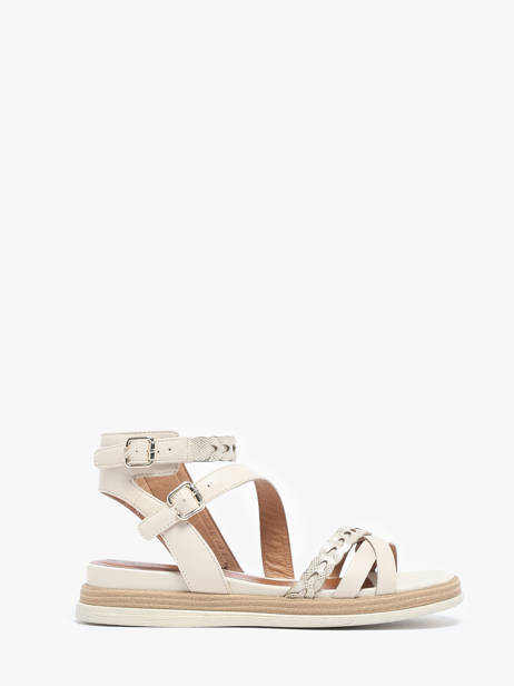 Sandals In Leather Tamaris Beige women 42