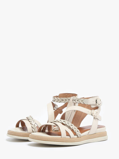 Sandals In Leather Tamaris Beige women 42 other view 1