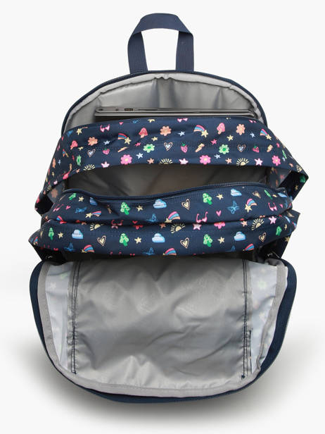 Sac à Dos Jansport Bleu backpack EA5BAH vue secondaire 3