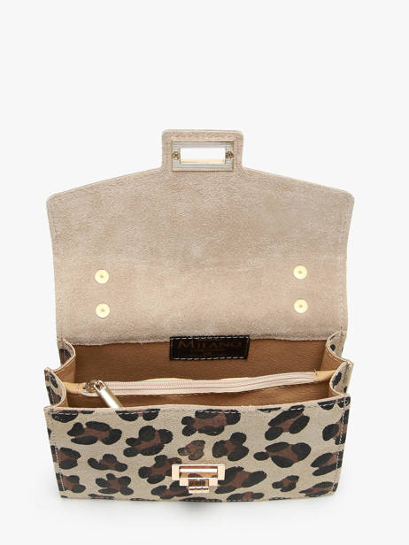 Shoulder Bag Velvet Leopardo Leather Milano Multicolor velvet leopardo VL21121 other view 3