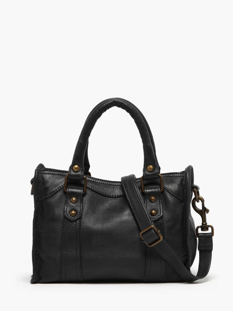 Shoulder Bag Cow Leather Basilic pepper Black cow BCOW72 other view 4