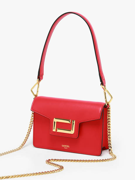 Shoulder Bag Angele Leather Lancel Red angele A13275 other view 2