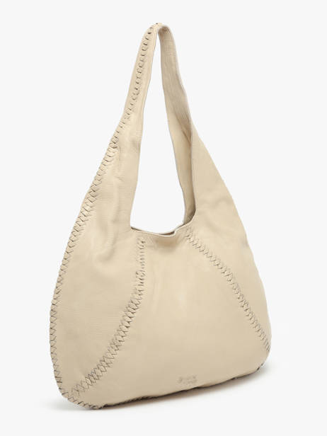 Shoulder Bag Milan Leather Basilic pepper Beige milan BMIL01 other view 2