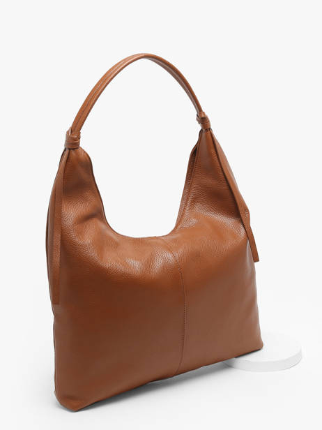 Sac Porté épaule Caviar Cuir Milano Marron caviar CA24091 vue secondaire 2