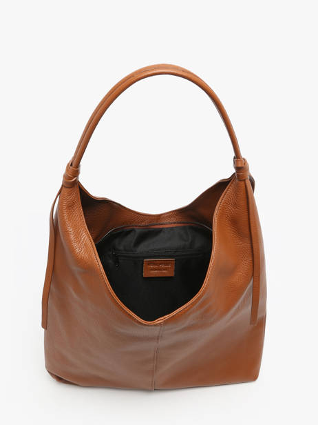 Sac Porté épaule Caviar Cuir Milano Marron caviar CA24091 vue secondaire 3