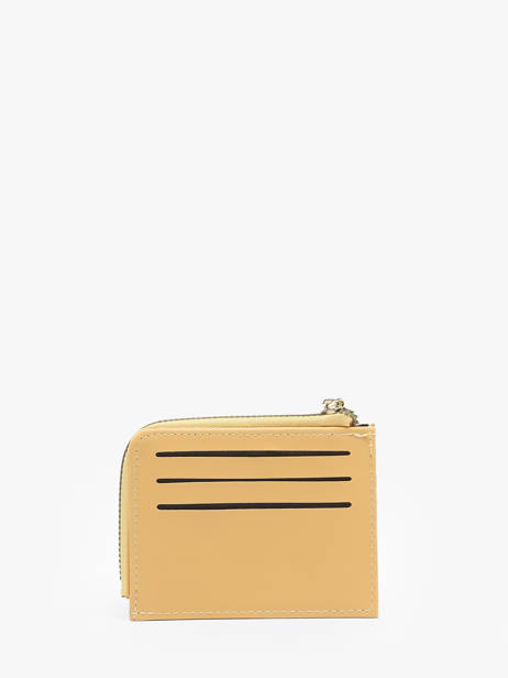 Porte-monnaie Porte-cartes Miniprix Jaune slim 78SM2282 vue secondaire 2
