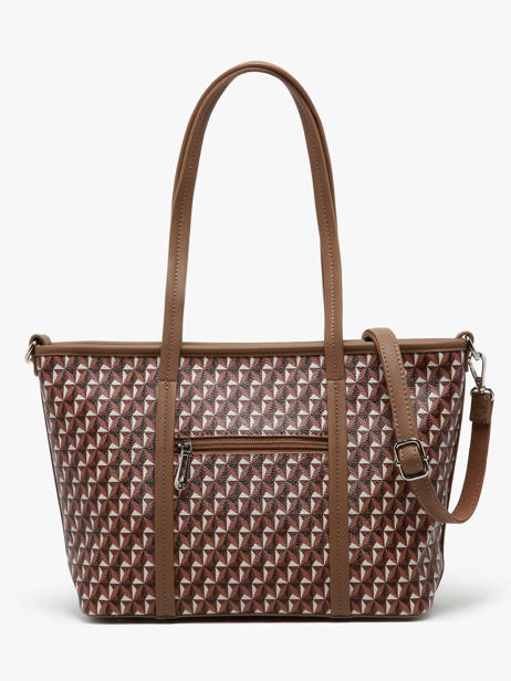 Sac Porté épaule Paris Miniprix Marron paris F8545 vue secondaire 3