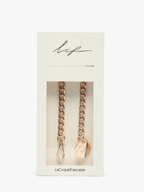 Chaine Coque Téléphone La coque francaise Beige chaine LE304694 vue secondaire 3