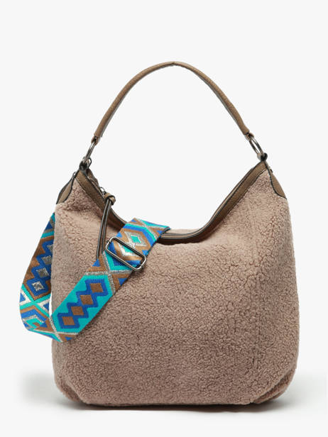 Sac Porté épaule Miniprix Beige fur 3923