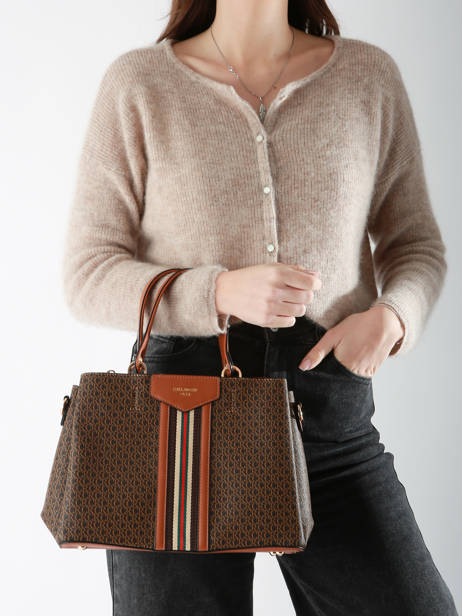 Sac Porté Main Cr Miniprix Marron cr 8 vue secondaire 1