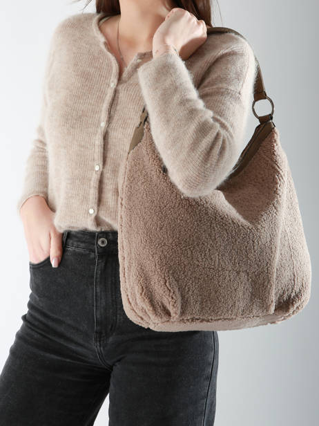 Sac Porté épaule Miniprix Beige fur 3923 vue secondaire 1