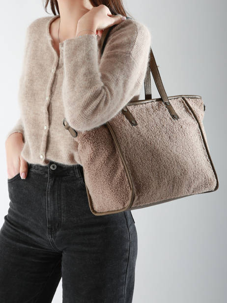 Sac Porté épaule Miniprix Beige fur 3922 vue secondaire 1