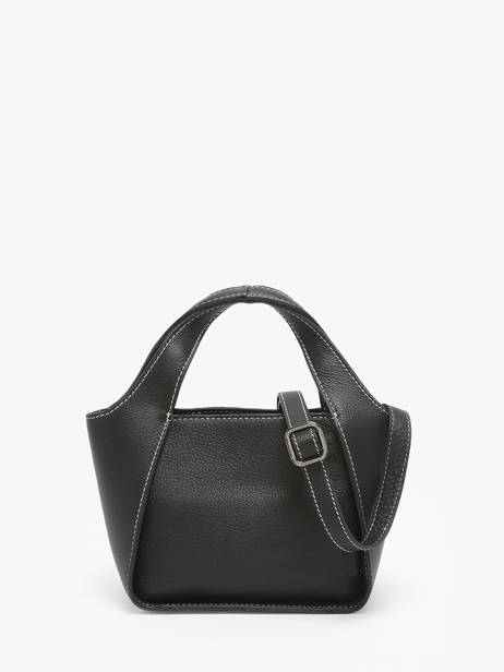 Sac Bandoulière S Foudre Cuir Etrier Noir foudre EFOD107S vue secondaire 4