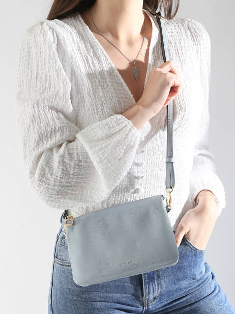 Sac Bandoulière Tradition Cuir Etrier Bleu tradition ETRA0143 vue secondaire 1