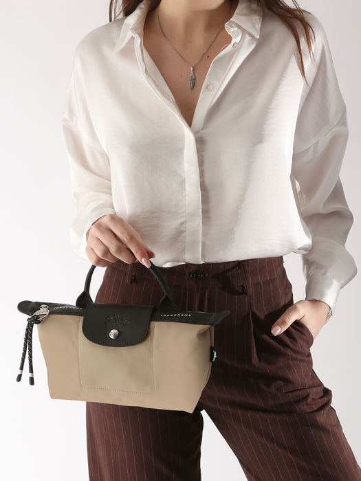 Longchamp Le pliage energy Clutches Gray