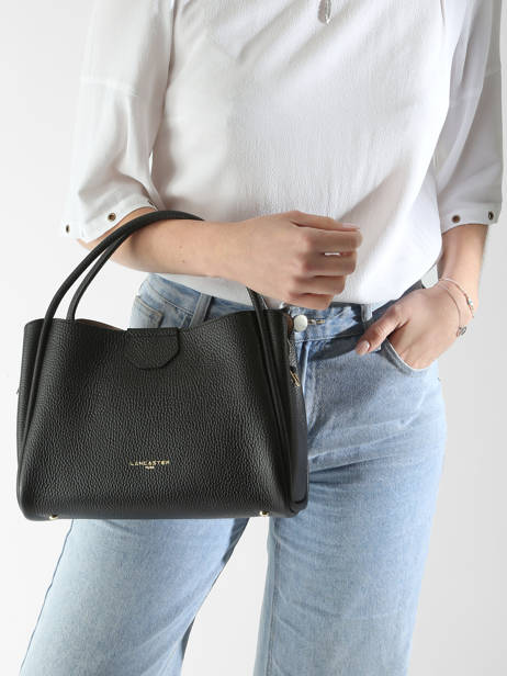 Sac à Main Ida Double Cuir Lancaster Noir ida double 84 vue secondaire 1