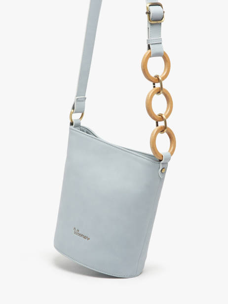 Shoulder Bag Heliconia Woomen Blue heliconia WHEL02 other view 2