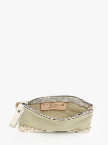 Trousse Zippée Le Cabas Coton Vanessa bruno Vert cabas 1V42017 vue secondaire 1