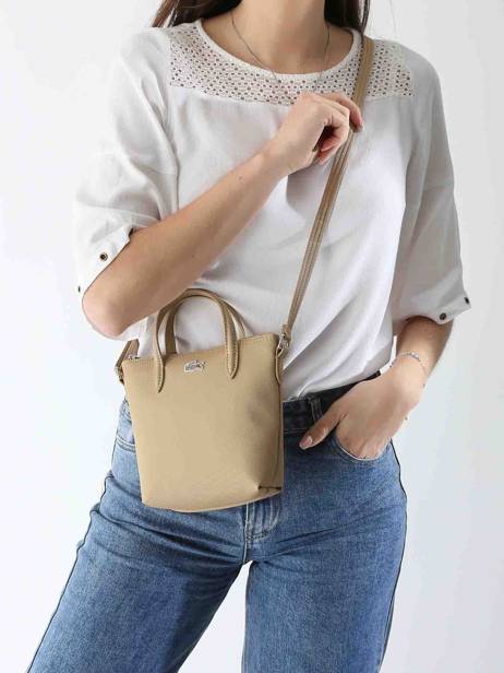 Sac Bandoulière L.12.12 Concept Lacoste Beige l.12.12 concept NF2609PO vue secondaire 1