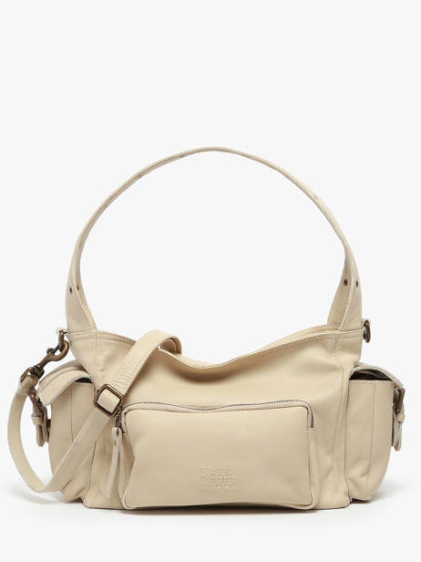 Shoulder Bag Cargo Leather Basilic pepper Beige cargo BCAR05
