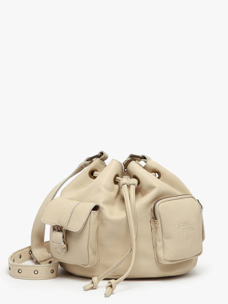 Crossbody Bag Cargo Leather Basilic pepper Beige cargo BCAR06