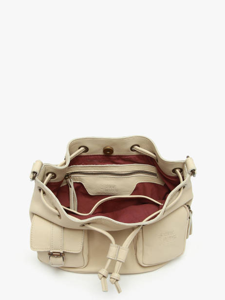 Crossbody Bag Cargo Leather Basilic pepper Beige cargo BCAR06 other view 3