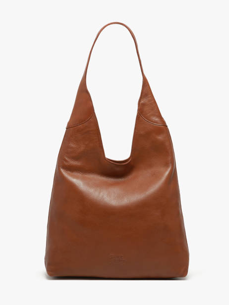 Shoulder Bag Cow Leather Basilic pepper Brown cow BCOW2M