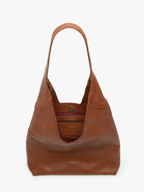 Shoulder Bag Cow Leather Basilic pepper Brown cow BCOW2M other view 3