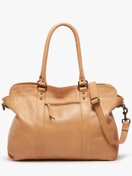 Shoulder Bag Cow Leather Basilic pepper Brown cow BCOW78 other view 4