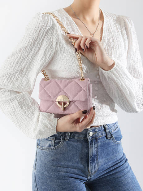 Crossbody Bag Moon Linen Vanessa bruno Pink moon 70V40326 other view 1