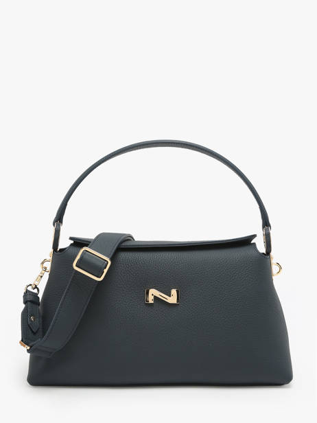 Leather Freesia Shoulder Bag Nathan baume Blue eden 4