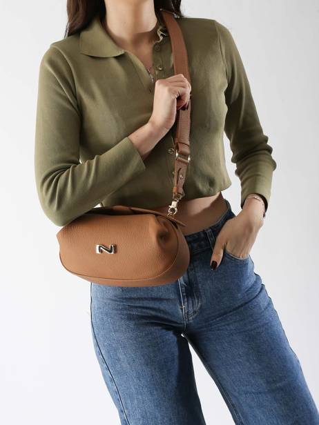 Crossbody Bag Nymphea Leather Nathan baume Brown nymphea 2 other view 1