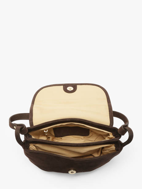 Sac Bandoulière Jenny Cuir Nat et nin Marron vintage JENNY vue secondaire 3