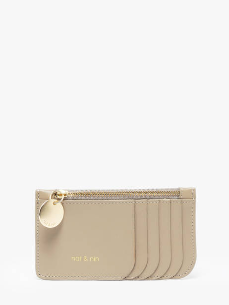 Leather Alix Coin Purse Nat et nin Beige vintage ALIX