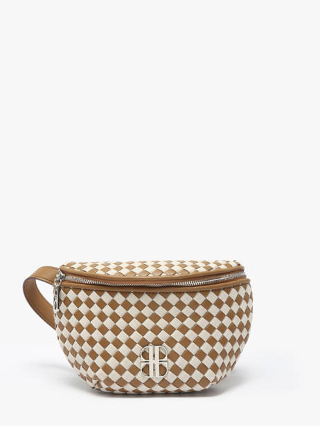 Braided Tessa Belt Bag Laurent david Beige ld bags 8