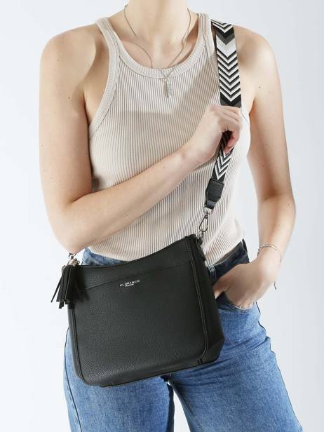 Shoulder Bag Grained Miniprix Black grained F8575 other view 1