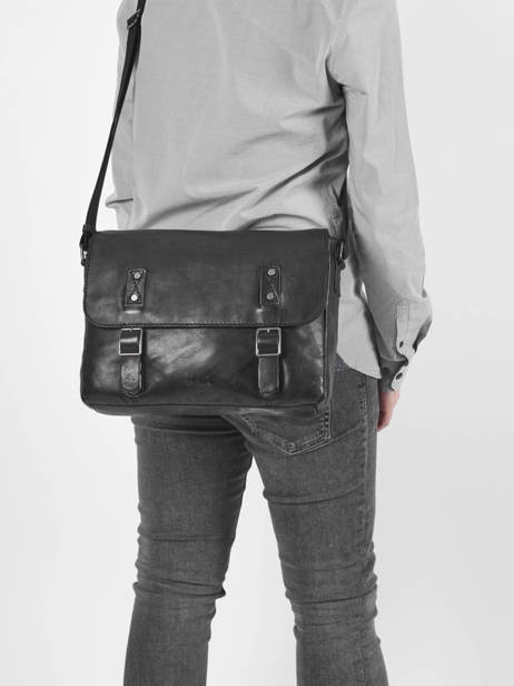 Besace Business Basilic pepper Noir traveler BTRA01 vue secondaire 1