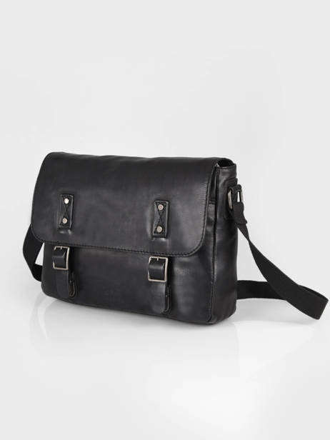 Besace Business Basilic pepper Noir traveler BTRA01 vue secondaire 2