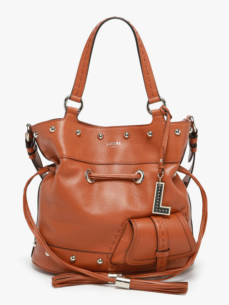 Sac Porté Main Premier Flirt Cuir Lancel Marron premier flirt A13381 vue secondaire 2