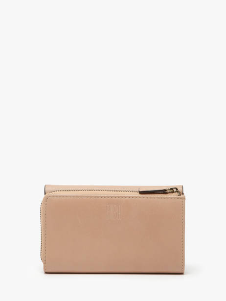 Wallet Leather Biba Beige wallet VET1L other view 3